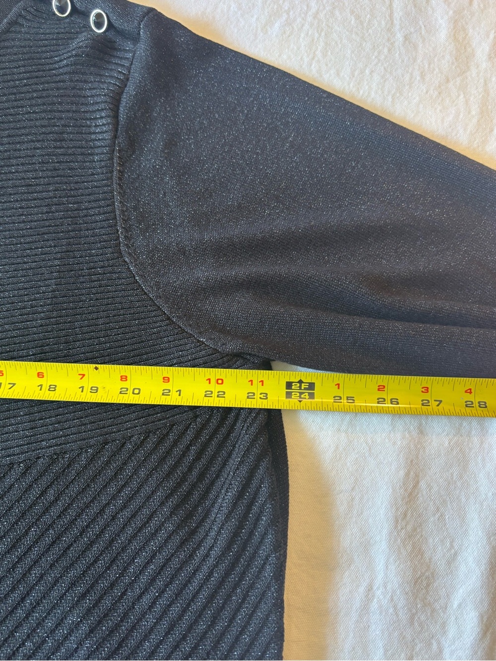 Ruby Rd. Black Long Sleeve Button-Shoulder Tunic - Picture 4 of 6